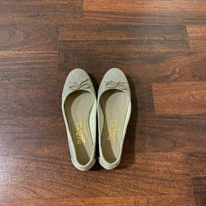 Salvatore Ferragamo Gold Ballet Flats 7